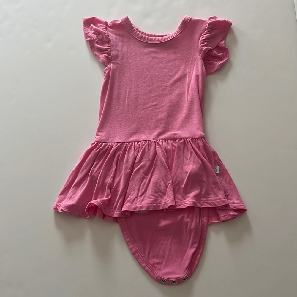 Posh Peanut Pink Twirl Bodysuit - 12-18 months